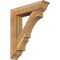 Ekena Millwork Balboa Traditional Rough Sawn Bracket w/ Offset Brace, Western Red Cedar, 8"W x 34"D x 40"H BKT0806X34X40BOA01RWR - alternate 1